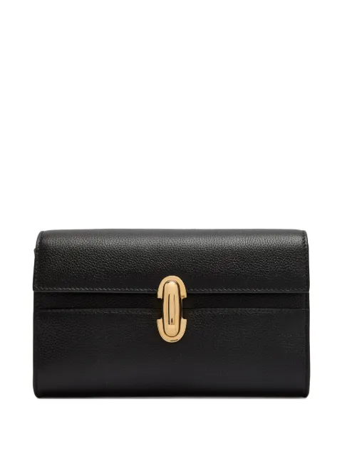 Savette  Symmetry grained clutch bag