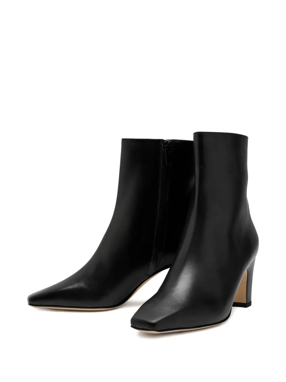 Manolo Blahnik 70mm Ofaralo Pointed Ankle Boots In Black