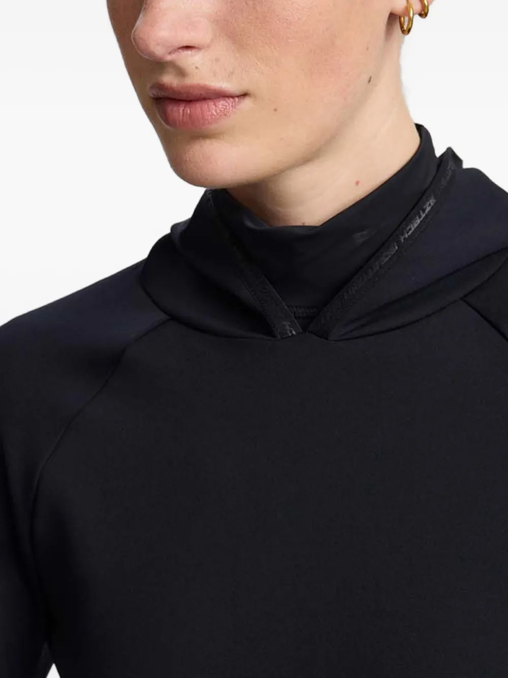 Aztech Mountain Fleece Hoodie In Black