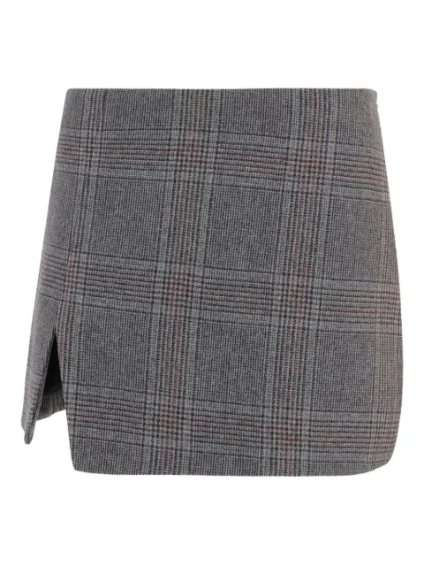 The Garment falda corta plisada a cuadros 