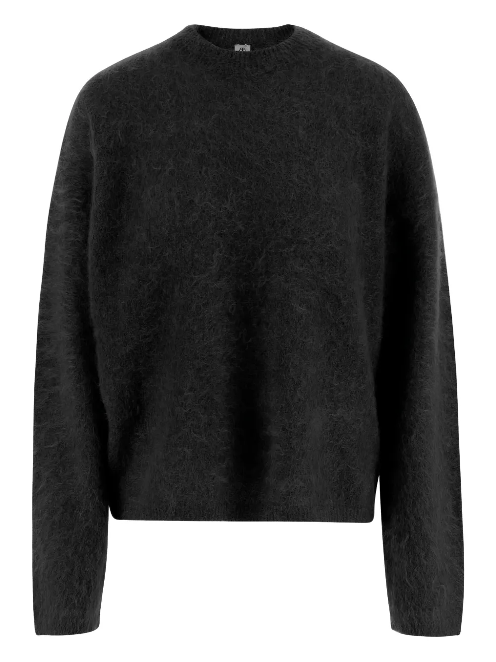 The Garment Stretch Mohair Blend Sweatshirt In Black