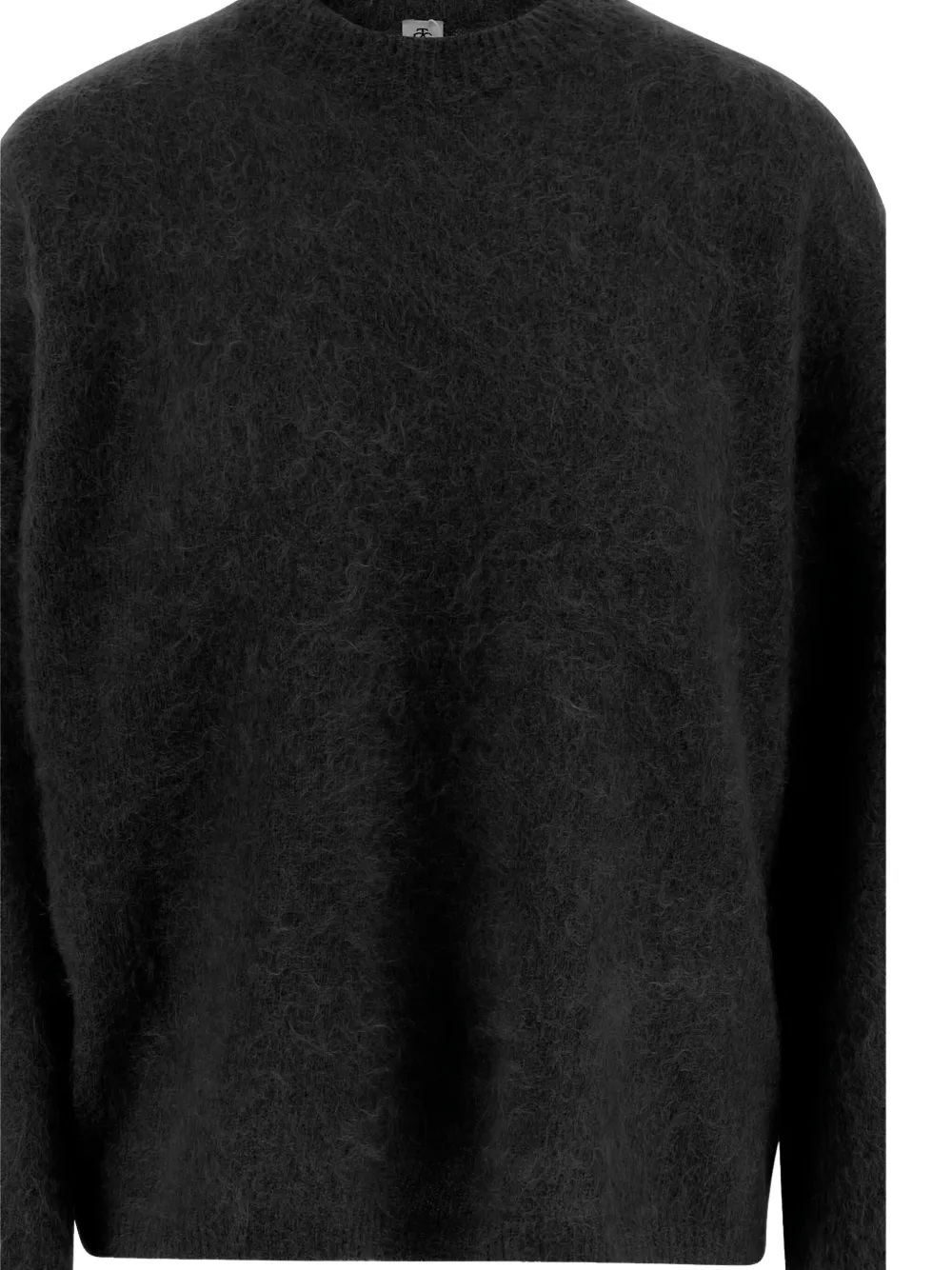 The Garment Stretch Mohair Blend Sweatshirt In Black
