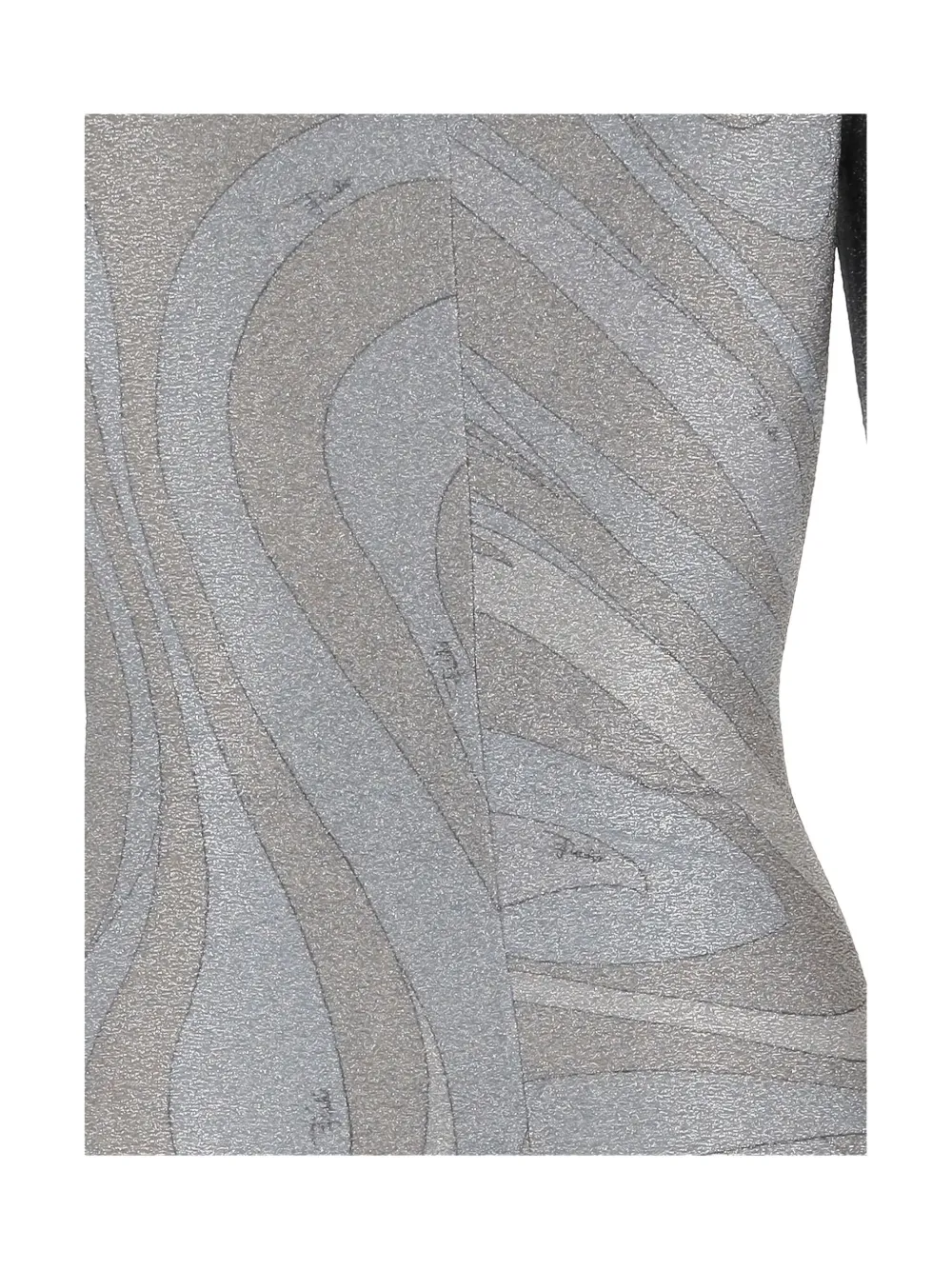 Pucci Patterned Top In Gray