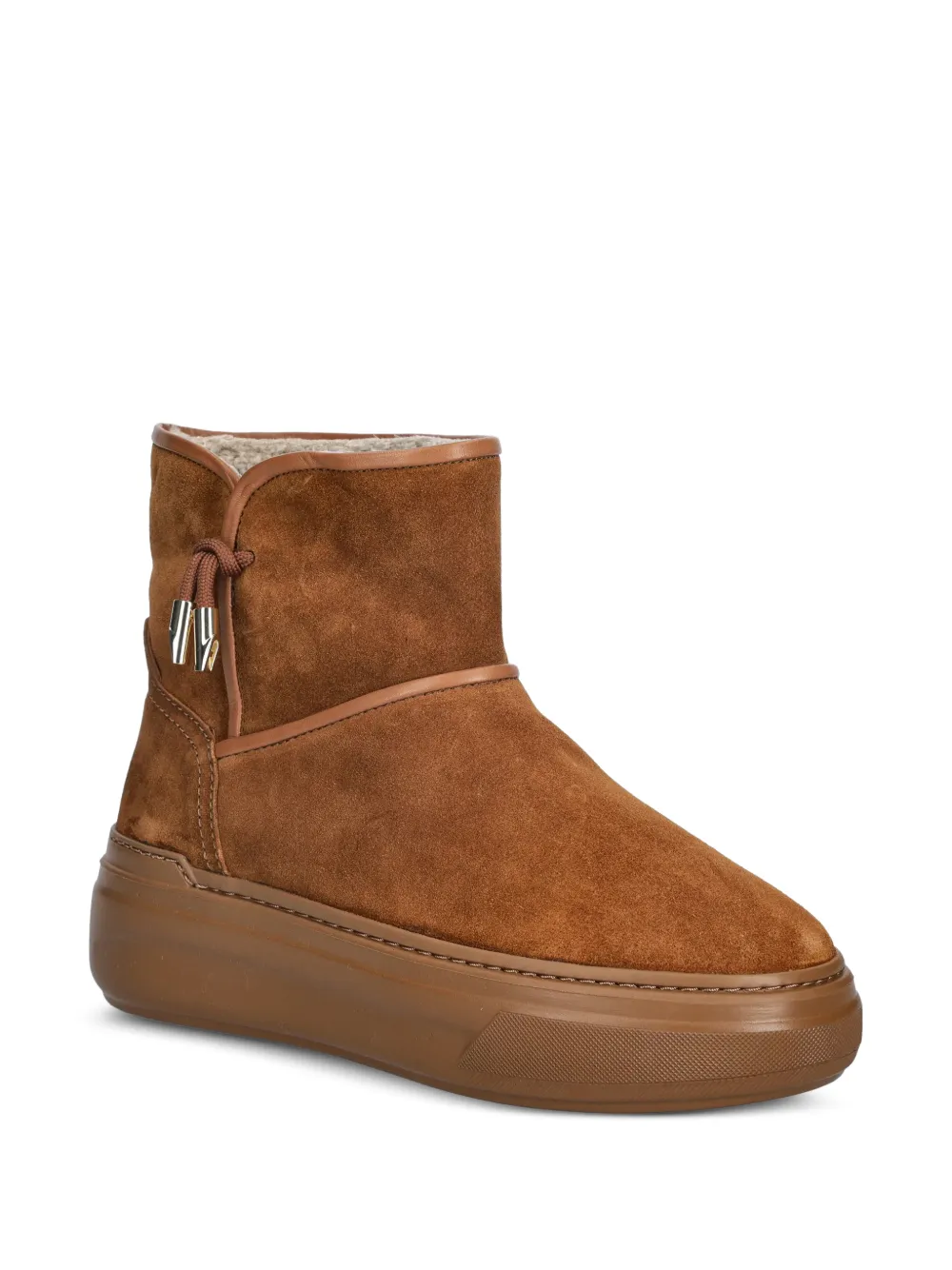 Furla platform trim boots Bruin