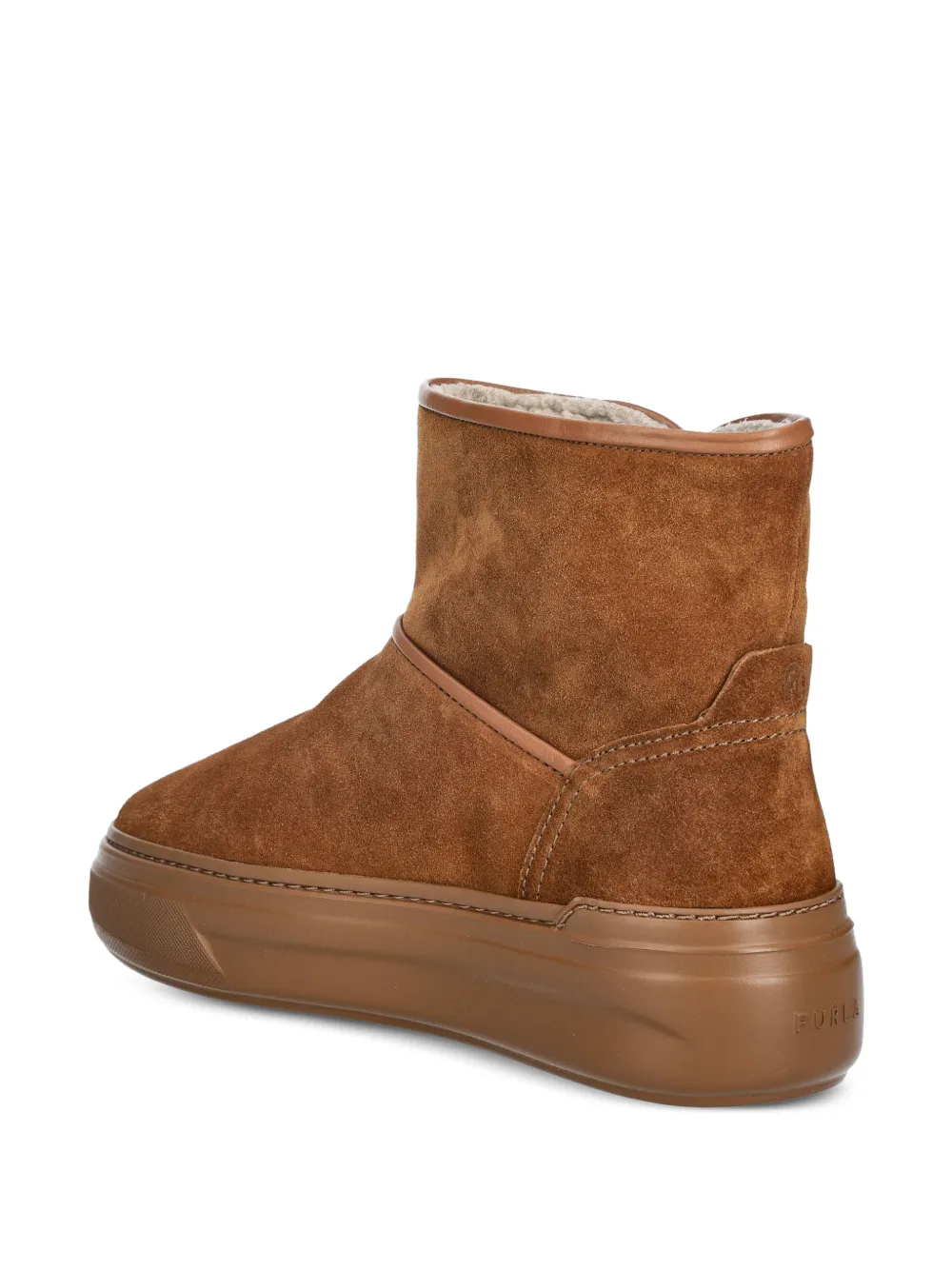 Furla platform trim boots Bruin