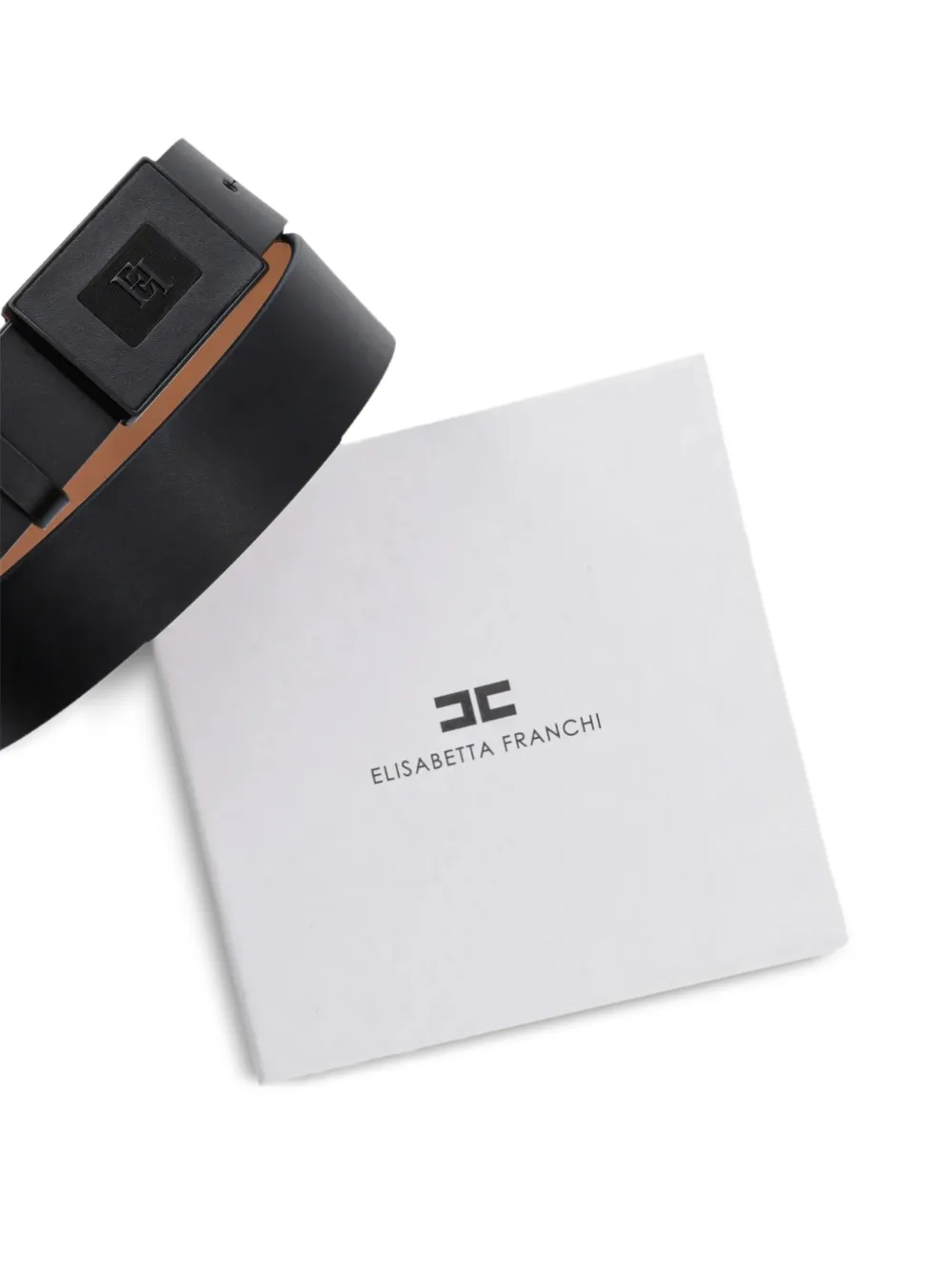 Elisabetta Franchi cinturón con logo en la hebilla | Image 2