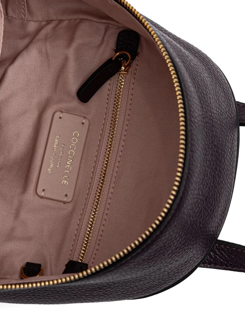 Coccinelle Logo-detail Top-handle Backpack In Purple
