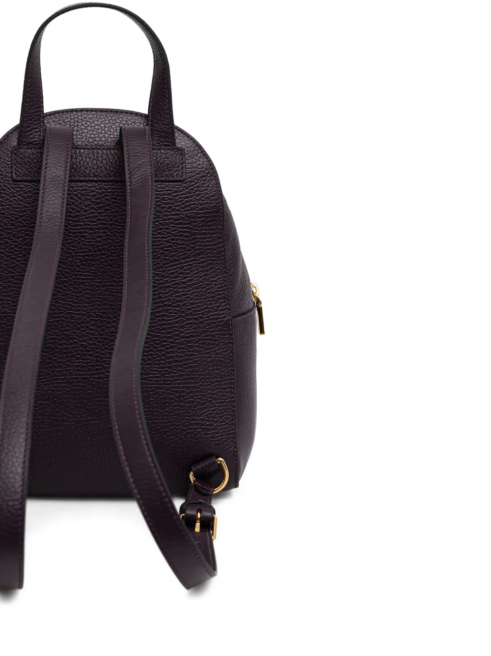 Coccinelle Rugzak met logodetail en handvat Paars