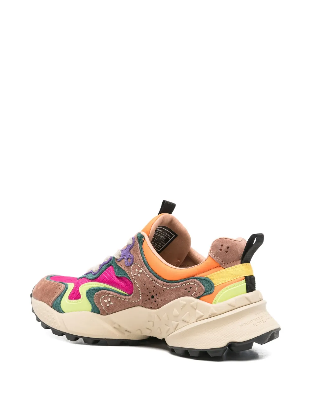 Flower Mountain Rulis Panelled Low-top Sneakers In Multi