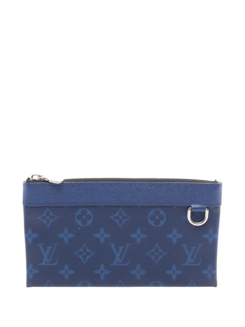 Louis Vuitton Pre-Owned 2020 Monogram Taigarama Pochette Discovery PM clutch bag
