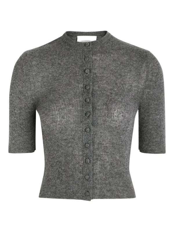 Citizens of Humanity Button Rib Tabitha Cardigan in Grey