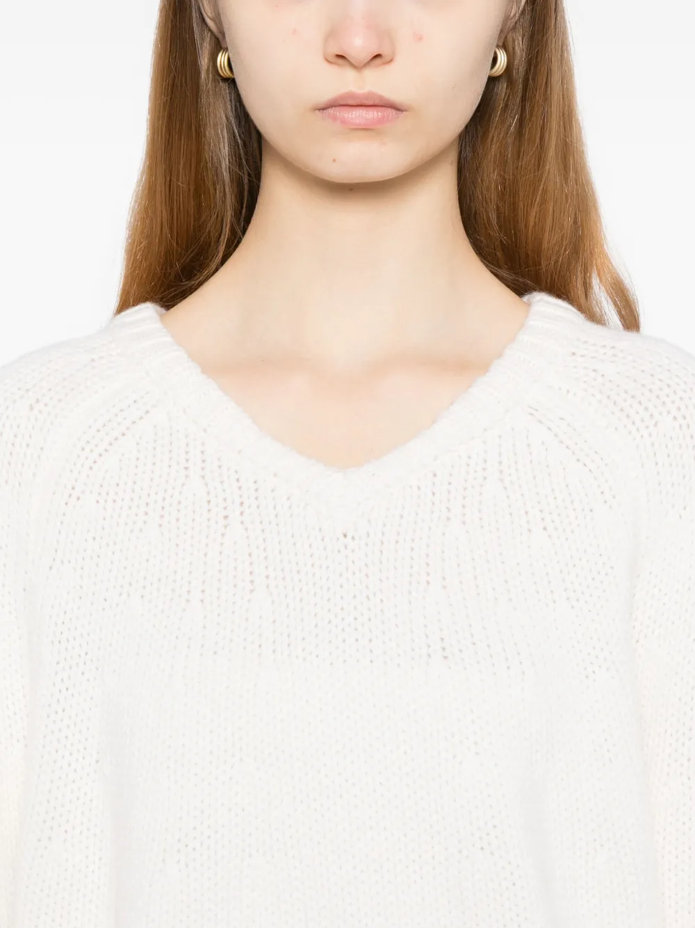 Lisa Yang Oia Sweater In Neutral