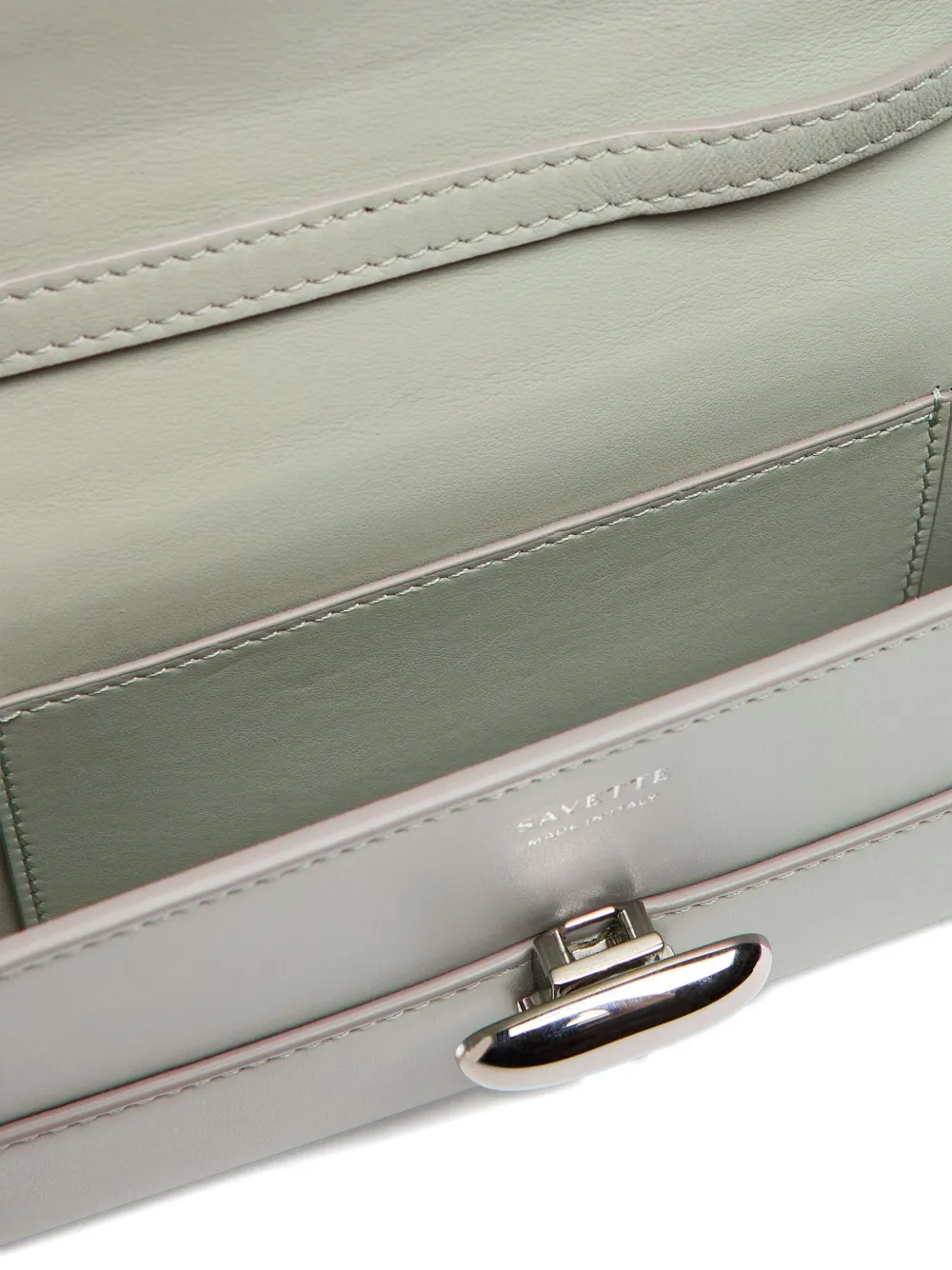 Savette Symmetry smooth clutch bag - Grijs