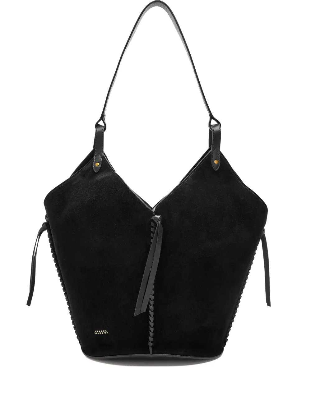 ISABEL MARANT Borsa a spalla Tampa con nappina - Nero