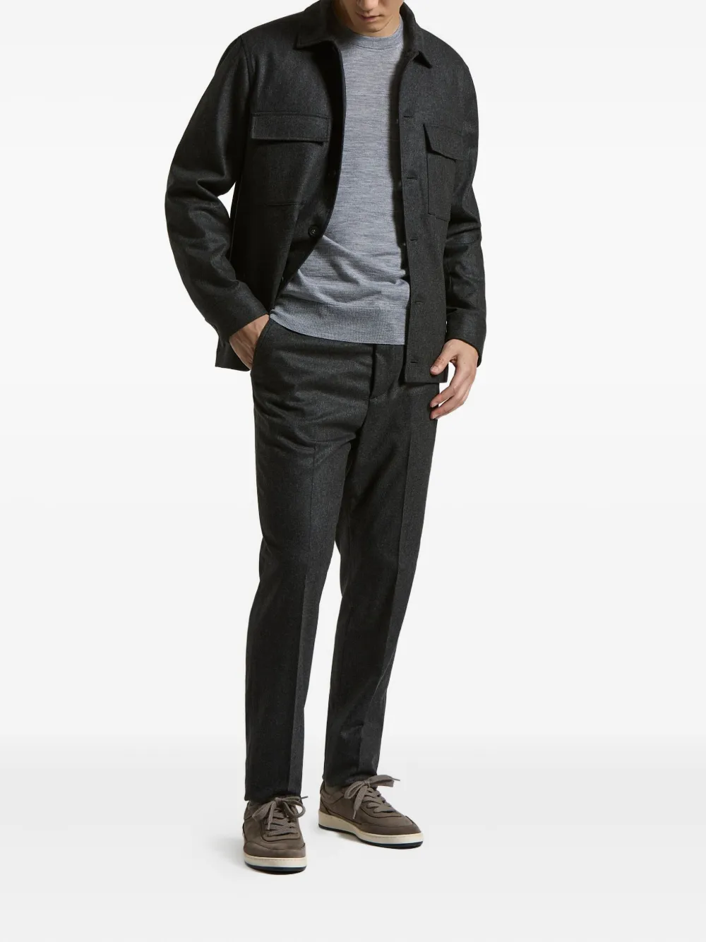 Peserico pocket button jacket | Shirt Jackets | Image 2