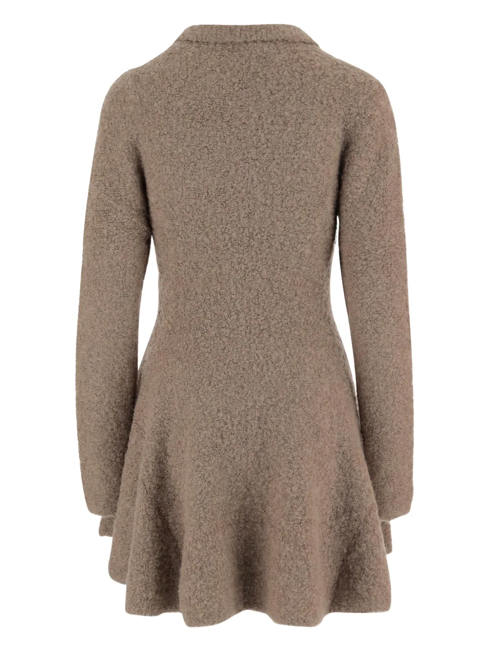 The Garment buttoned collared mini dress - Beige