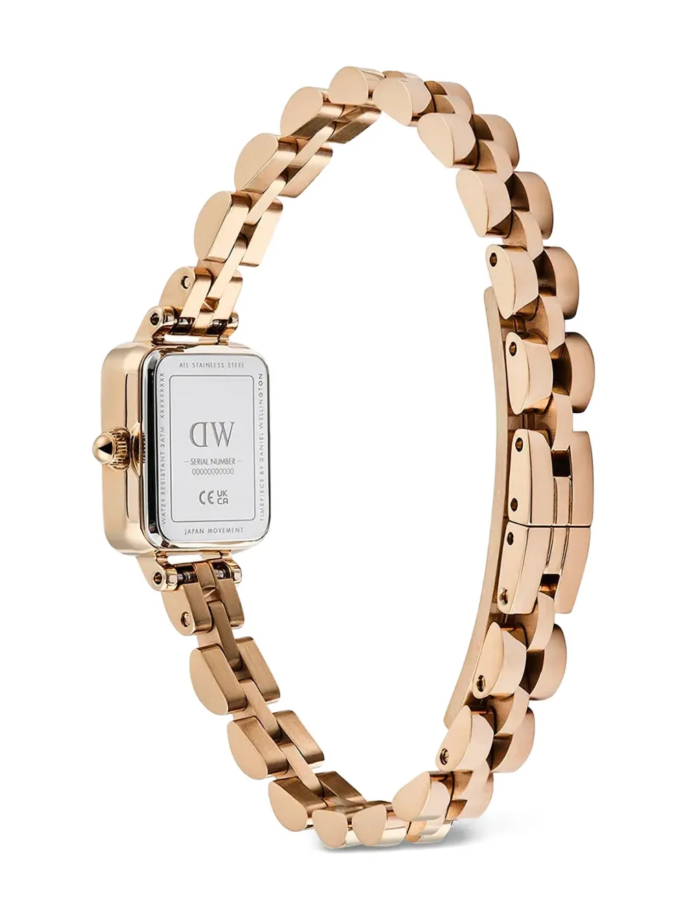  Daniel Wellington Mini Quadro 15mm - White 