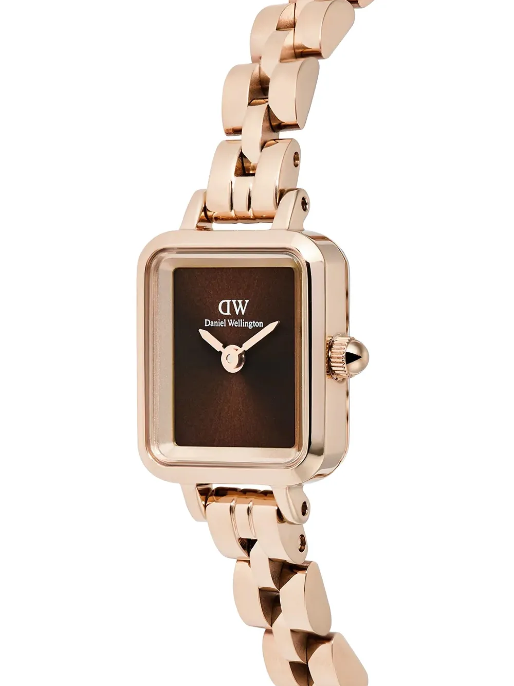 Daniel Wellington Mini Quadro 15 mm - Bruin