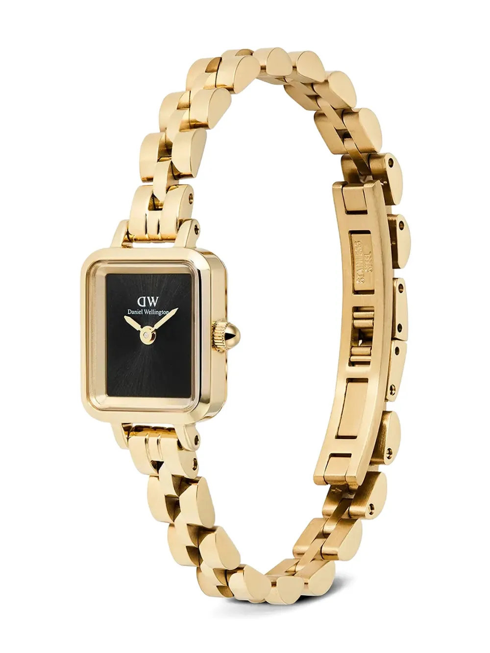 Daniel Wellington Mini Quadro 15mm In Black