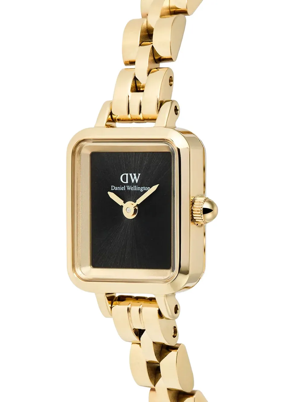 Daniel Wellington Mini Quadro 15mm In Black