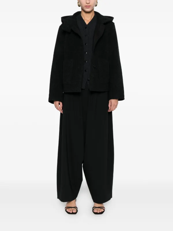 Mhl By Margaret Howell Hooded Jacket | Black | FARFETCH CA