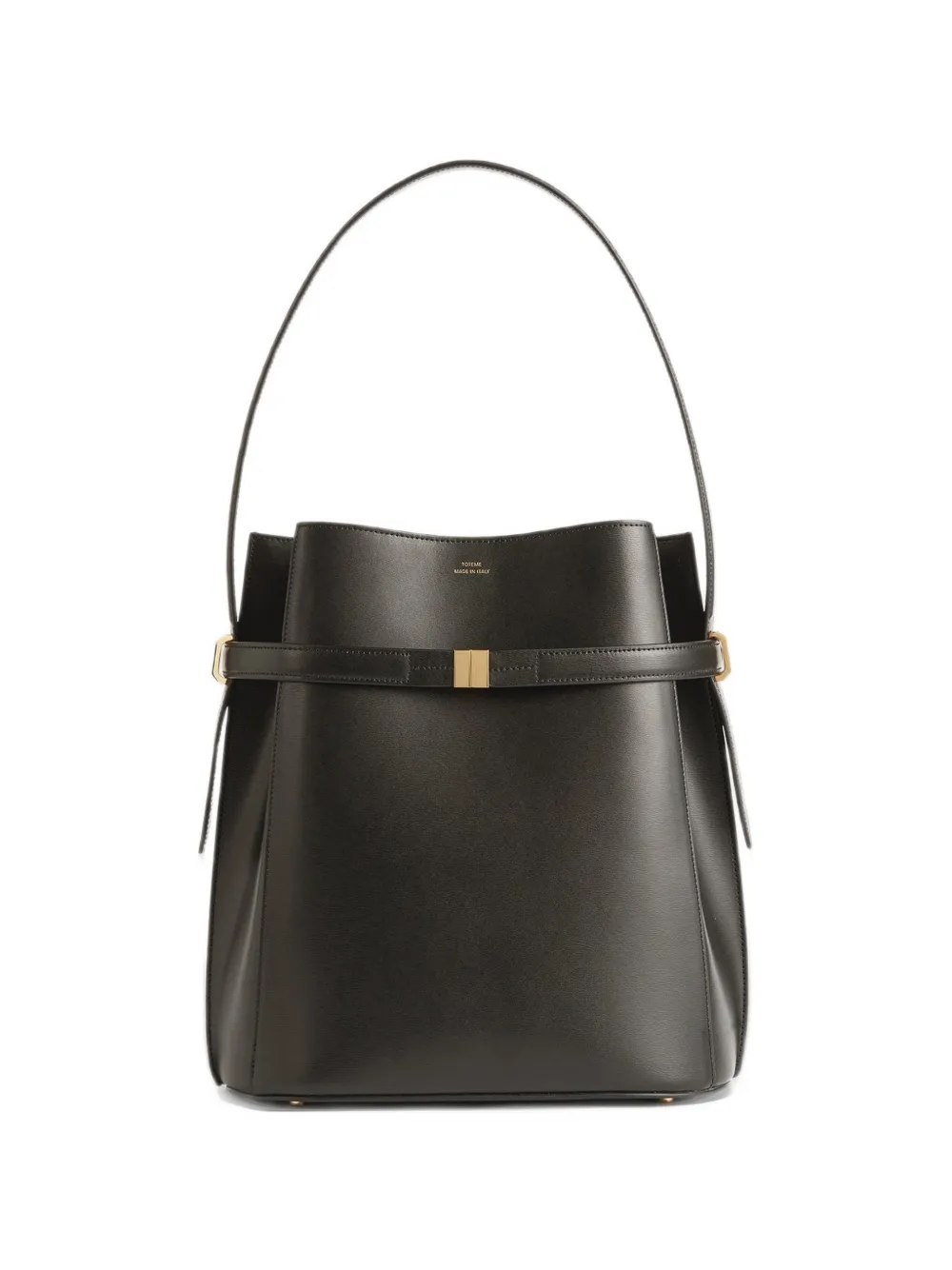 TOTEME Borsa a secchiello con cintura - Marrone