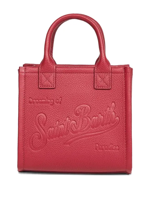 MC2 Saint Barth tote mini de piel granulada