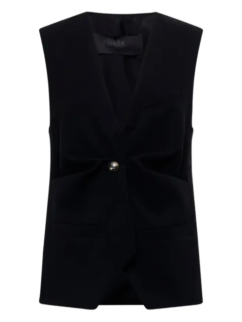 Max Mara Nuraghe jewel button draped jacket