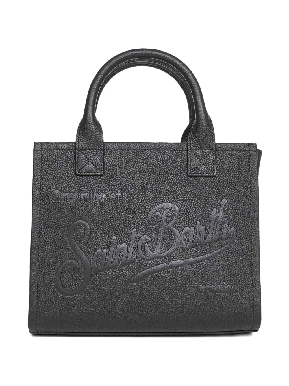 MC2 Saint Barth midi Vanity leather tote bag | Black | Image 1