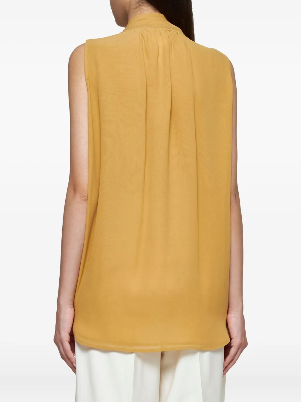 Max Mara Zijden blouse Bruin