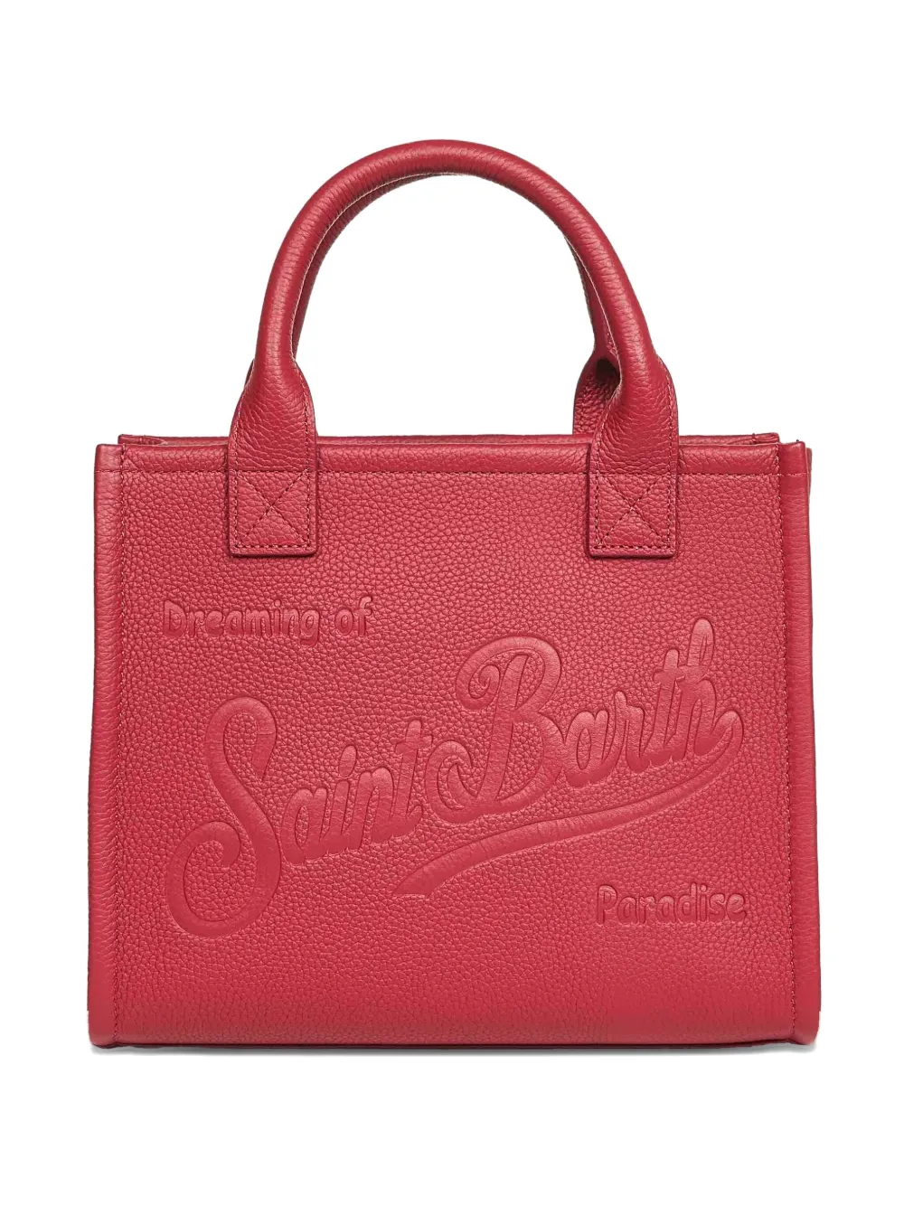 Mc2 Saint Barth Burgundy Vanity Bag Mini Handbag In Red