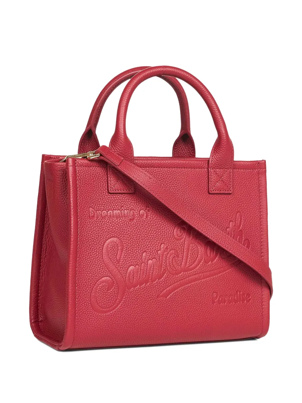 Mc2 Saint Barth Burgundy Vanity Bag Mini Handbag In Red