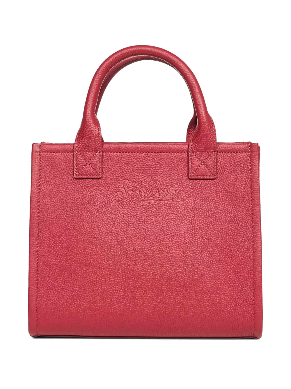 MC2 Saint Barth mini leather shoulder bag - Rood