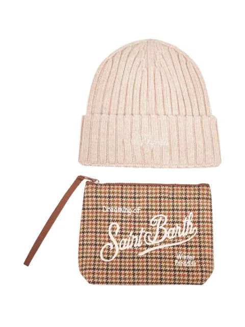 MC2 Saint Barth Aline clutch bag and Wengen beanie hat set