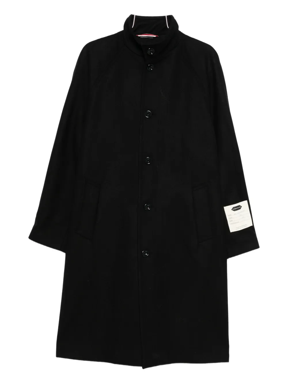 New York Resident abrigo con botones | negro | Image 1