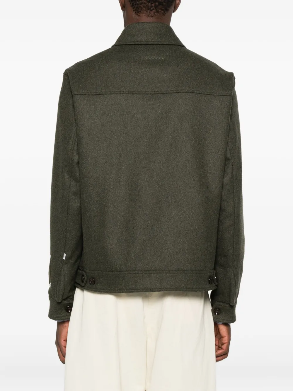 New York Resident Flap-pocket Jacket In Green