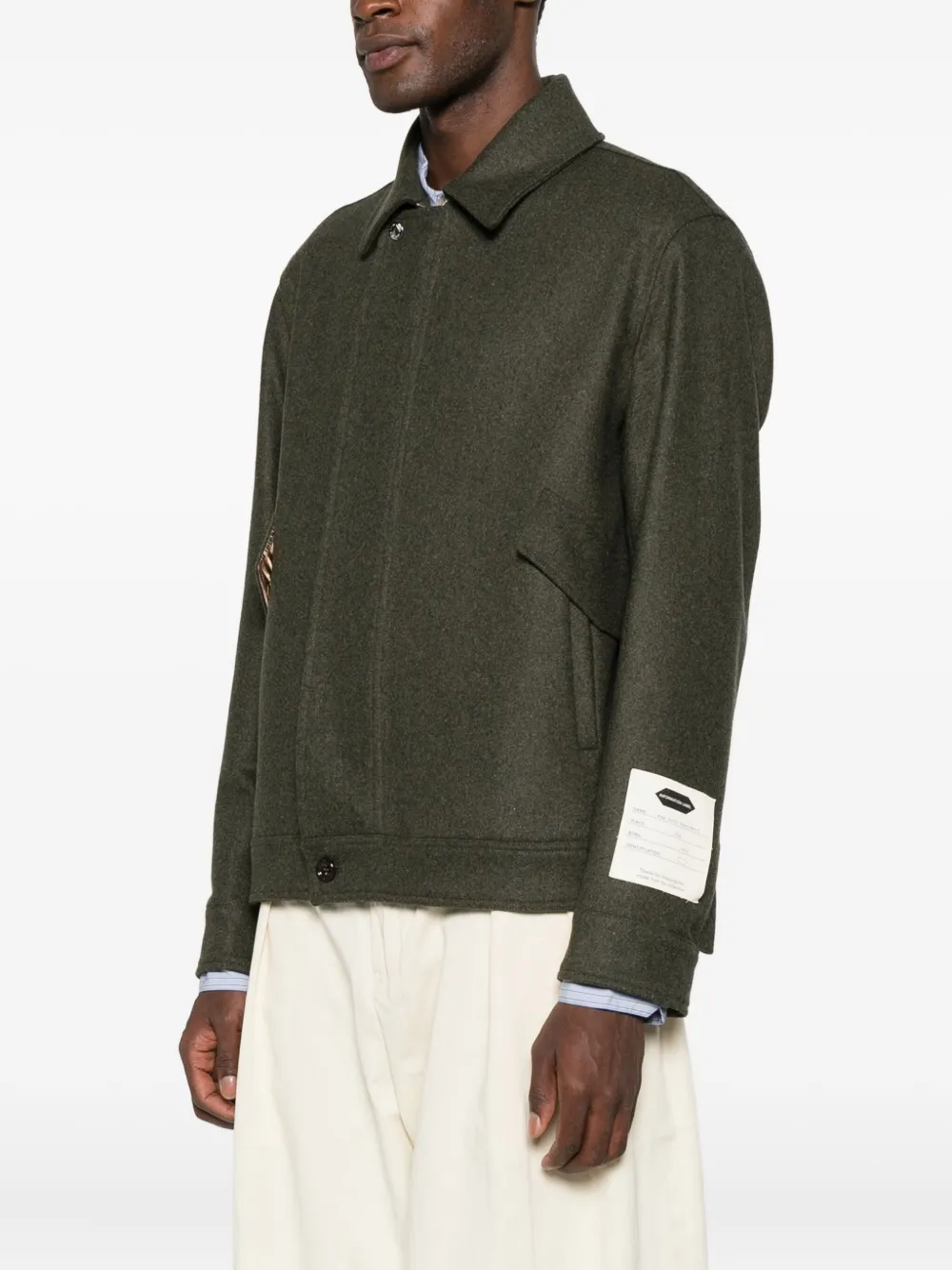 New York Resident Flap-pocket Jacket In Green