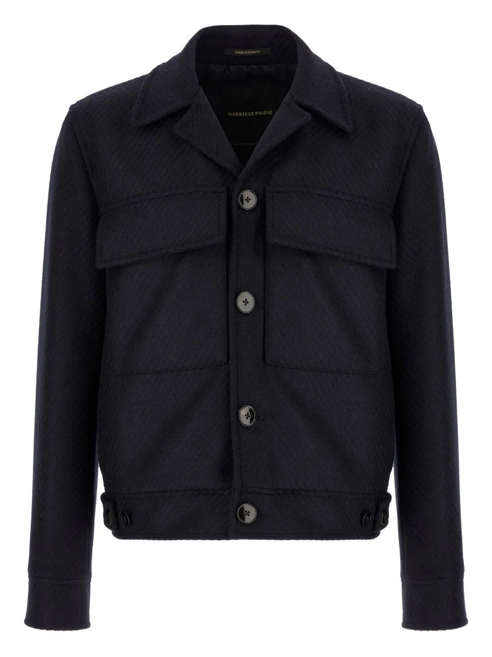Gabriele Pasini flap-pocket notched-lapel jacket | Blue | Image 1