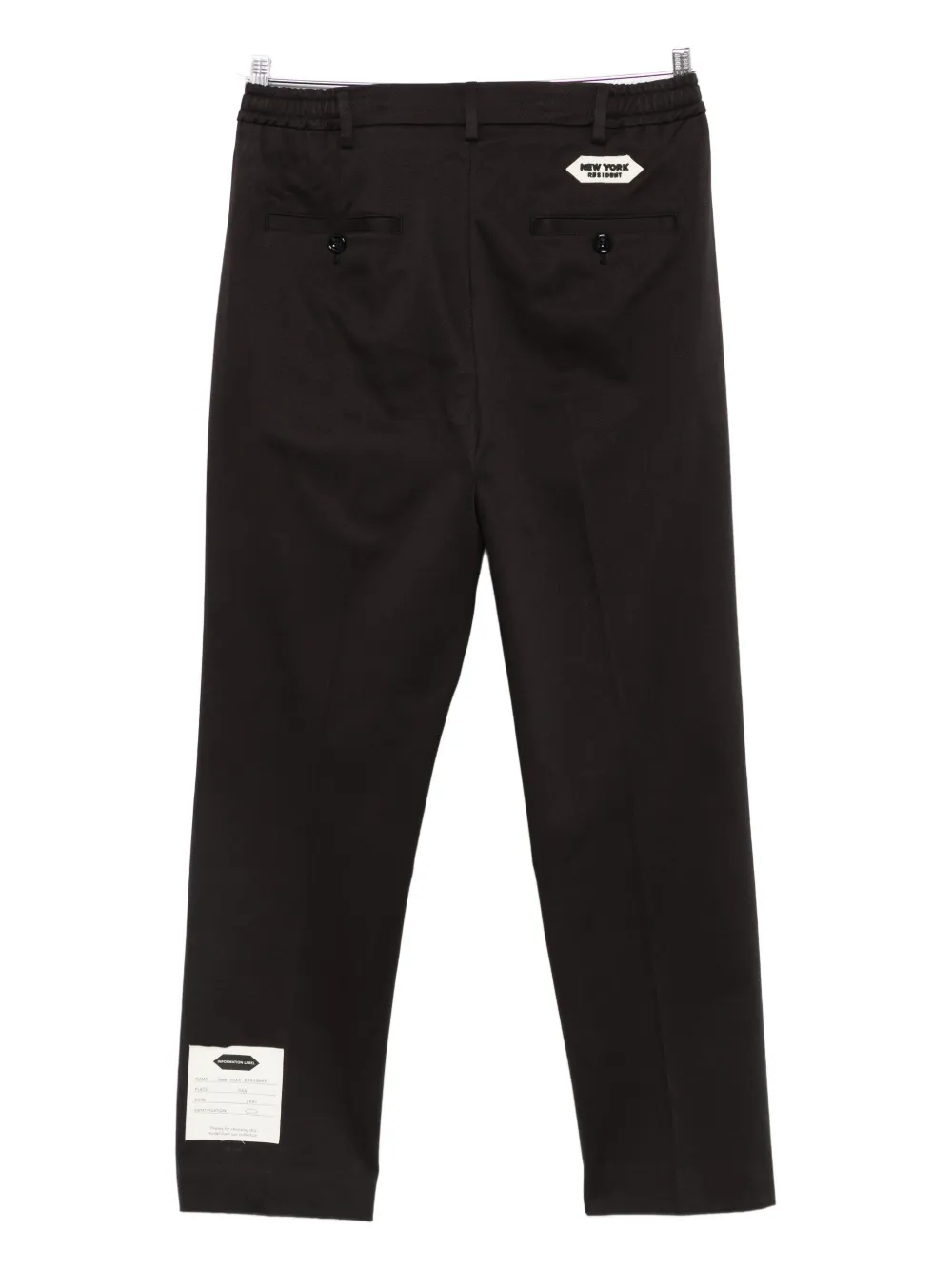 New York Resident straight-leg trousers - Bruin