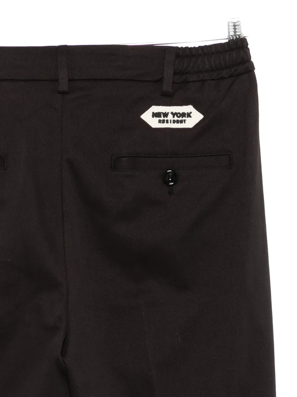 New York Resident Straight-leg Trousers In Black