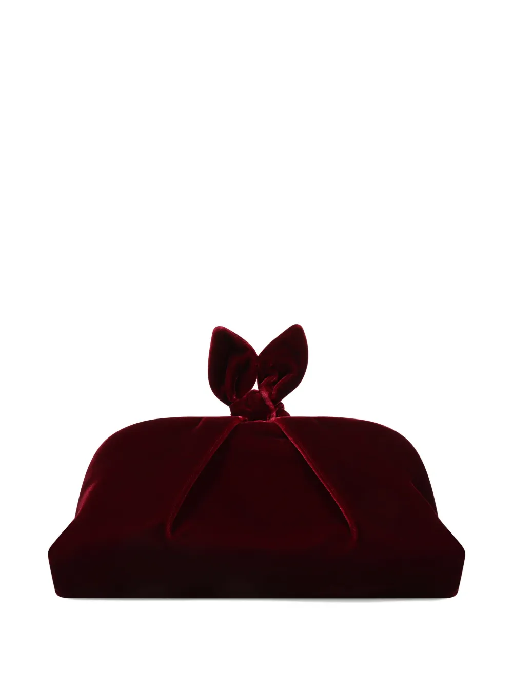 Aquazzura bow velvet clutch bag | Image 2