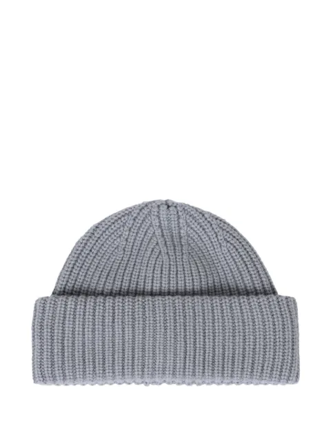 slowear ribbed cashmere beanie