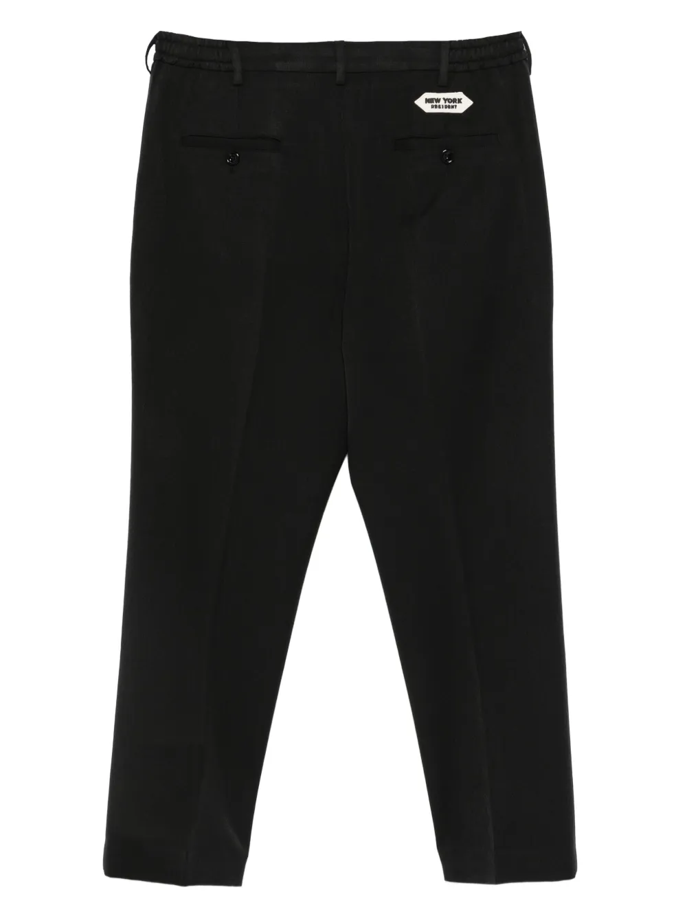 New York Resident Broek met logopatch - Zwart