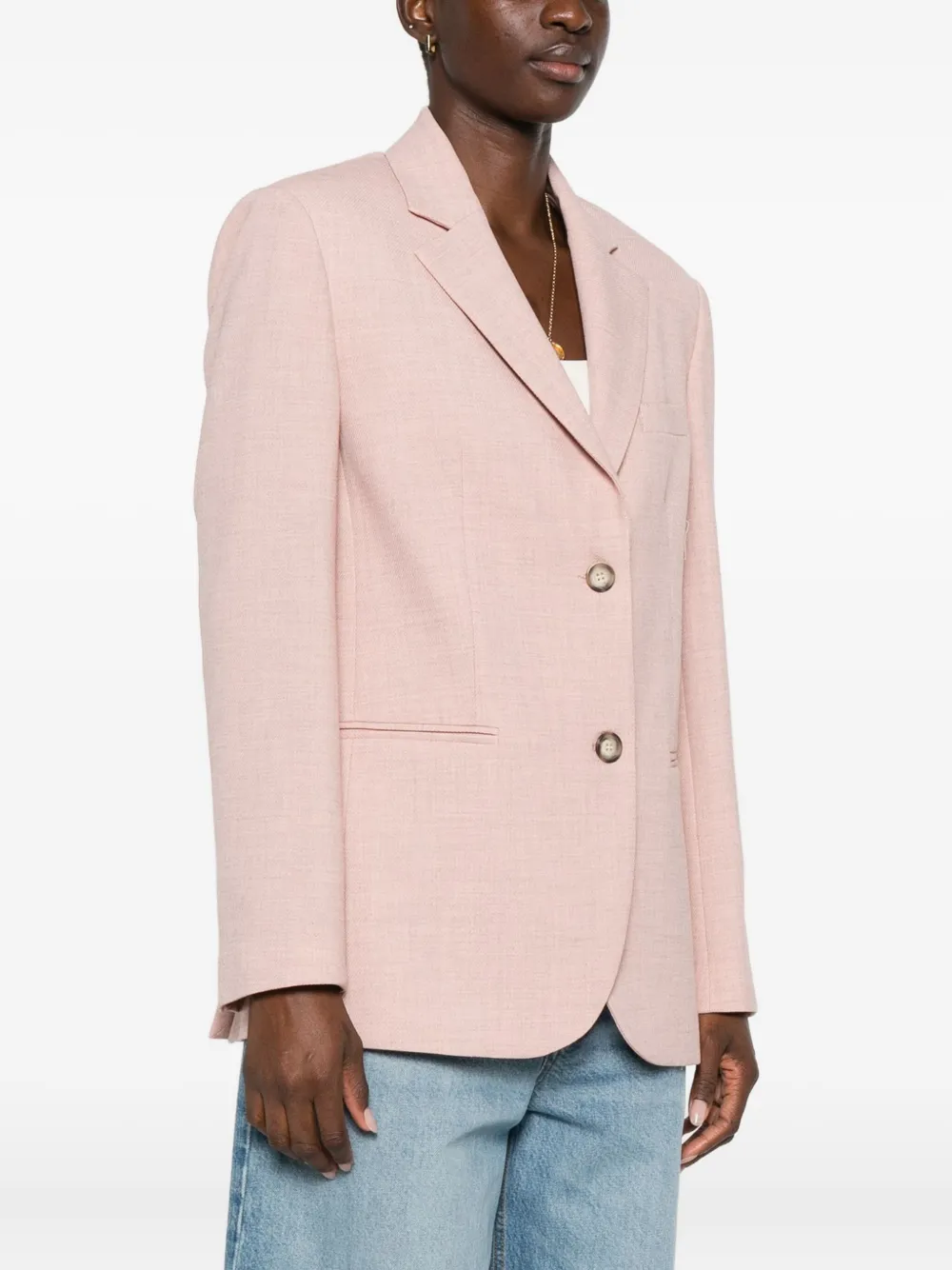 Liu •jo Single-breasted Blazer In Pink