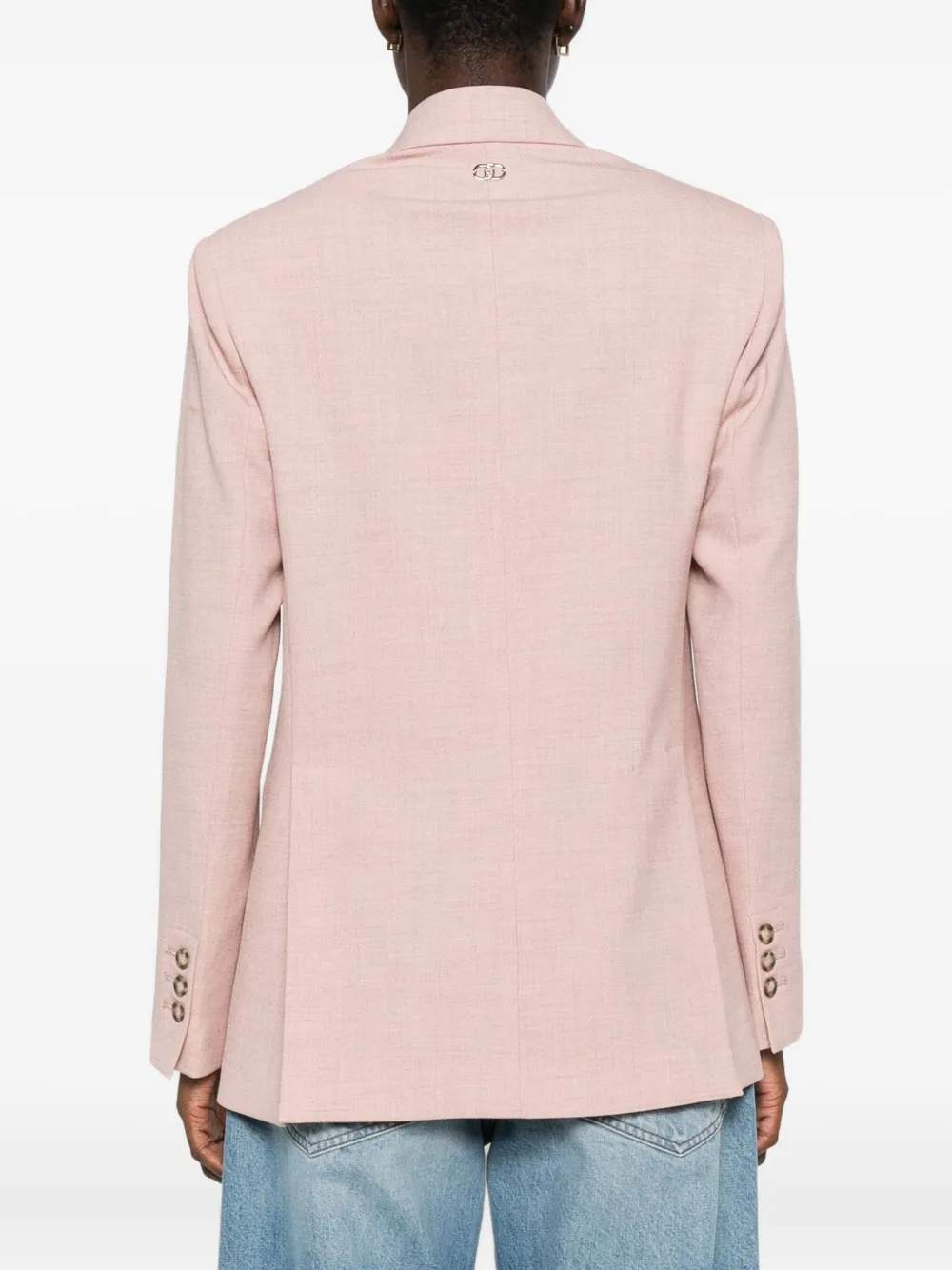Liu •jo Single-breasted Blazer In Pink