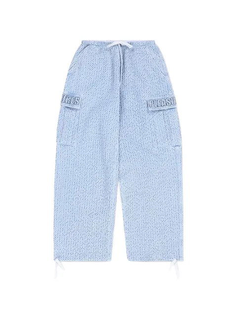 Pleasures pantalones cargo tejidos
