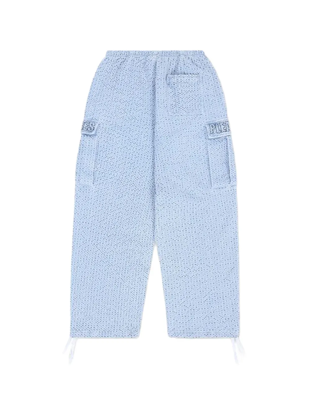Pleasures Gebreide cargo broek - Blauw