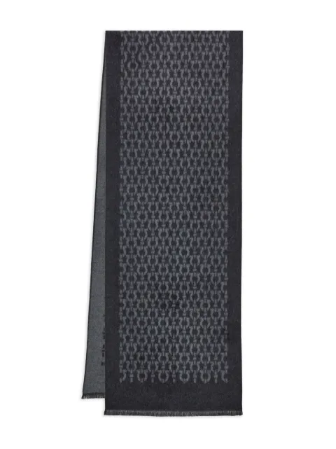 Ferragamo gancini-print silk scarf