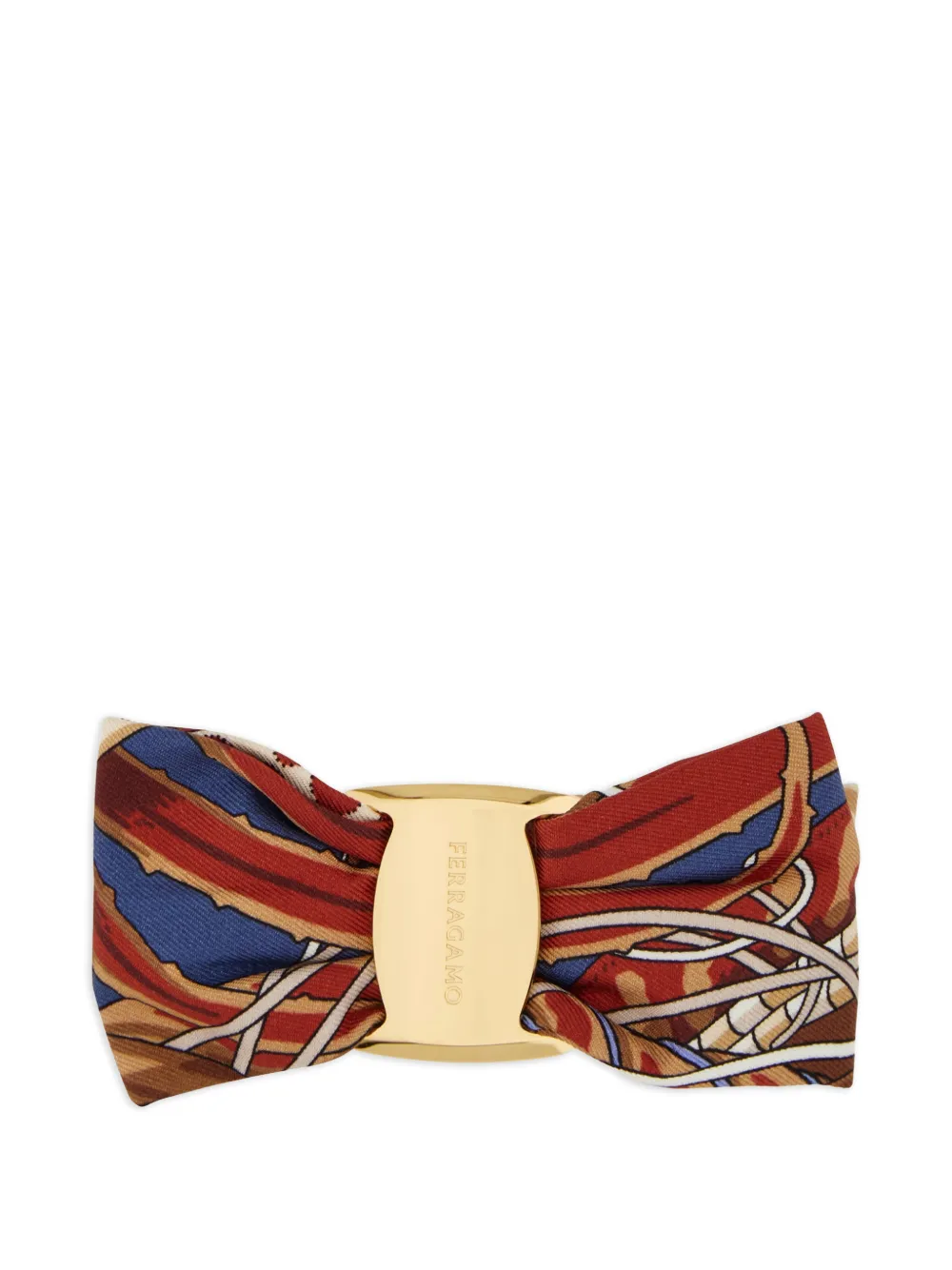 Ferragamo Hairclip with bow - Rosso