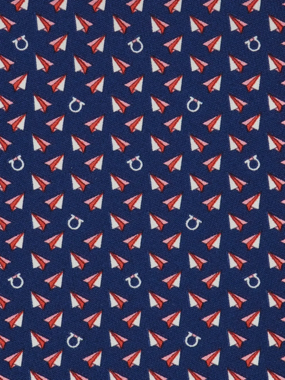 Ferragamo Print Silk Tie In Multi